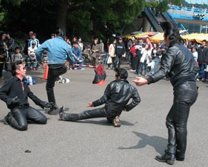 Rockers dans le parc Yoyogi