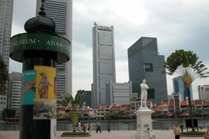 Au bord de la Singapore River