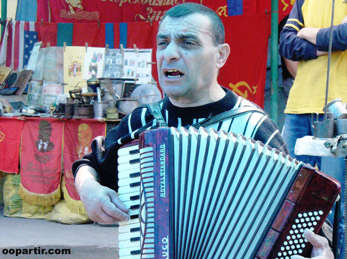 Accordéoniste à Erevan © OT Arménie