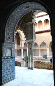 A l'int�rieur de l'Alcazar