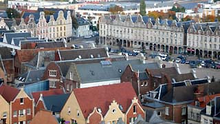 Vue sur Grand-Place depuis le Beffroi