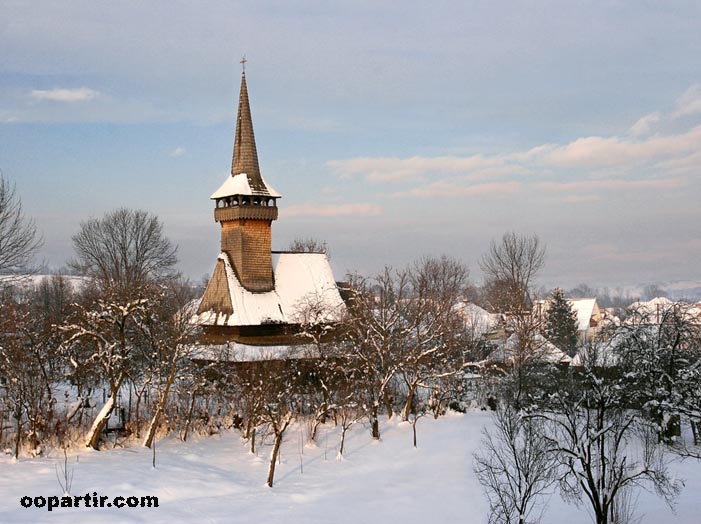 Eglise en bois de Biserica, Maramures © OT Roumanie