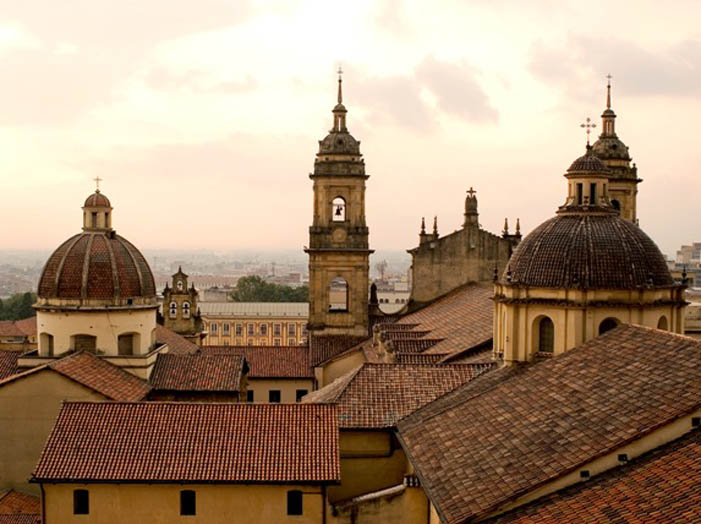 Vue du centre historique de Bogotá © Proexport
