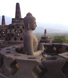 Bouddha, Borobudur