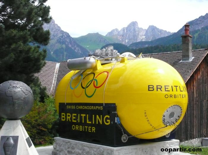 Capsule du ballon Breitling Orbiter à Château d'Oex  © VDM