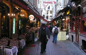 L\'une des ruelles pittoresques du centre-ville