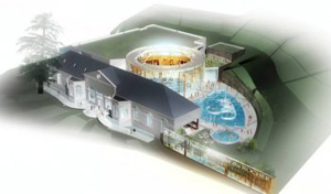 Futur centre thermoludique aux Cauter�ts