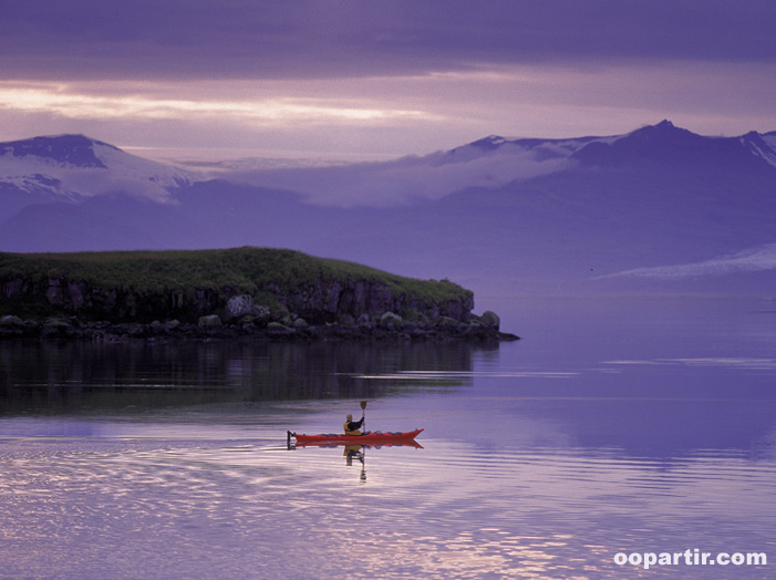 Kayak dans les fjords © Ragnar Th. Sigurðsson