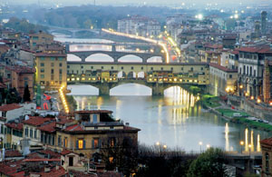 Le Ponte-Vecchio sur l'Arno