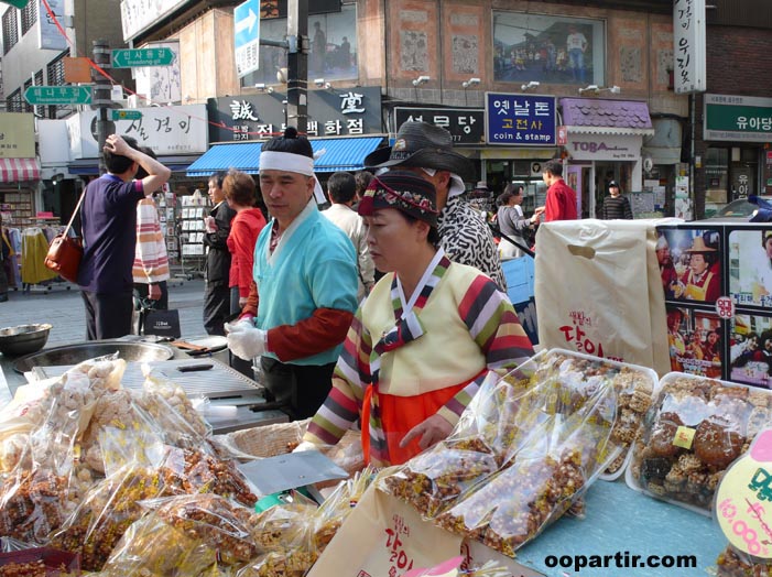 Rue Insadong à Séoul © oopartir.com