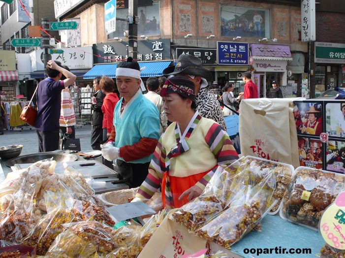 Rue Insadong à Séoul © oopartir.com