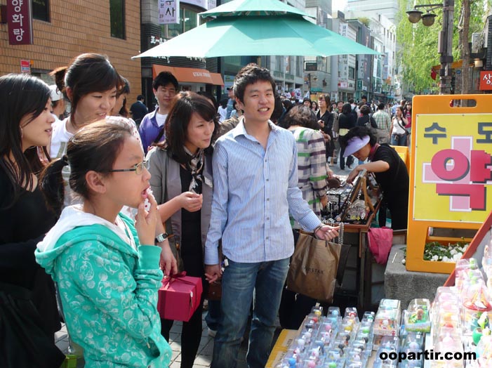 Rue Insadong à Séoul © oopartir.com