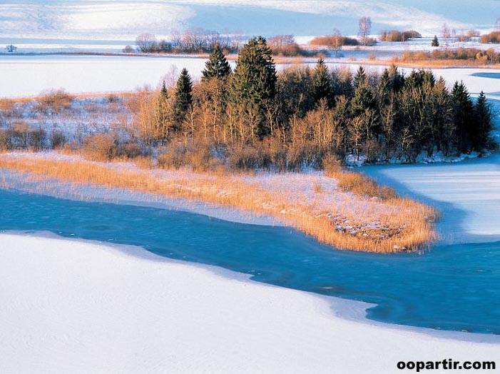 Lac de l'abbaye © D.Lacroix / CRT Franche-Comté