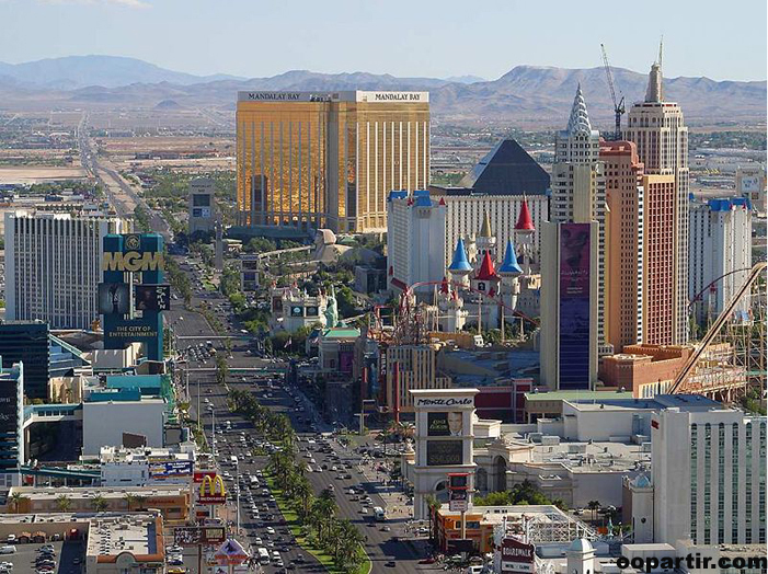 Le Strip à Las Vegas © Visit USA Committee 