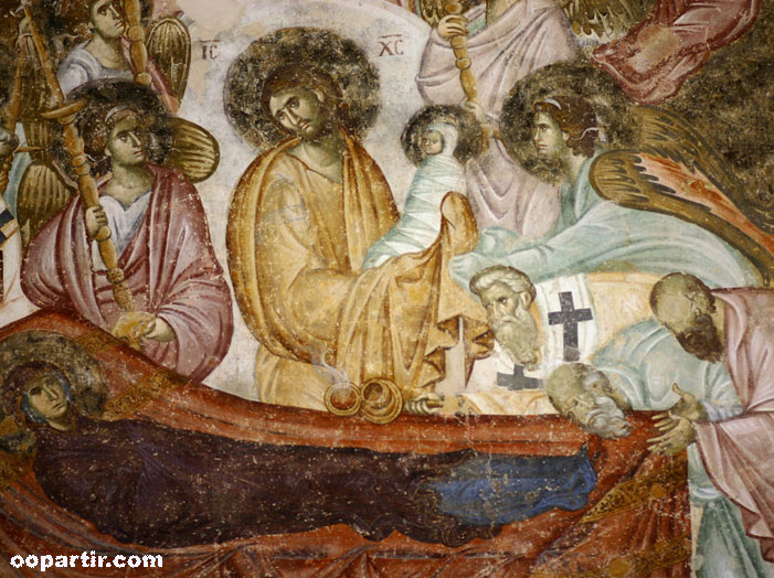 Lokacije, Manastir Sopocani, religija, freske