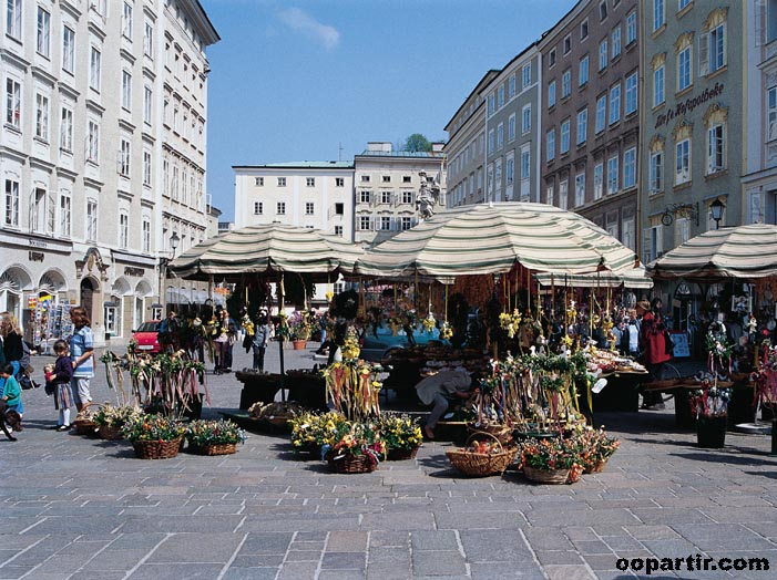 Marché à Salzbourg © Tourismus Salzburg 