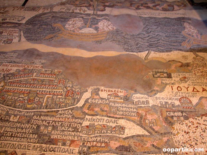 Mosaïque de Madaba © oopartir.com