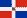 drapeau Republique dominicaine