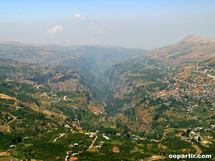 Paysage de Bcharré, nord-liban © OT du Liban
