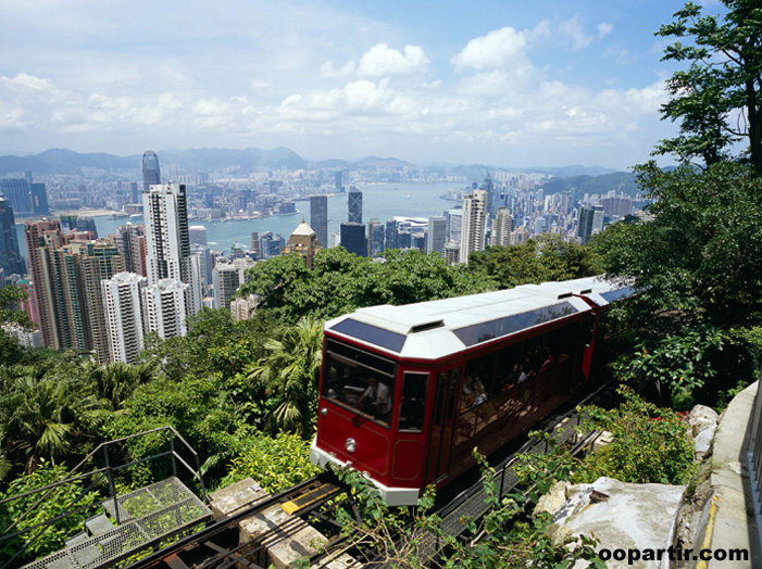 Tram à Victoria Peak © HKTB