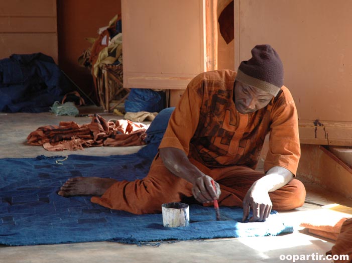 Peinture de bogolans, Segou © Virginie Tremsal