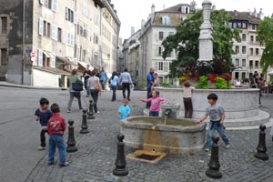 la place du Bourg-de-Four (Gen�ve)