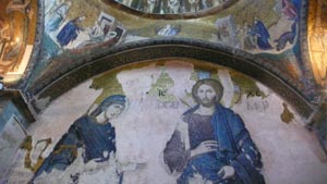 Les fresques superbes de l\'ancienne �glise <br> St Sauveur in Chora
