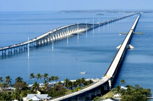 Les Keys reli�s par 43 ponts