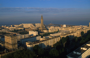 Vue g�n�rale sur le centre du Havre