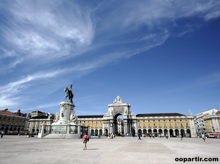 Place du Commerce, Baixa, Lisbonne © OCTP