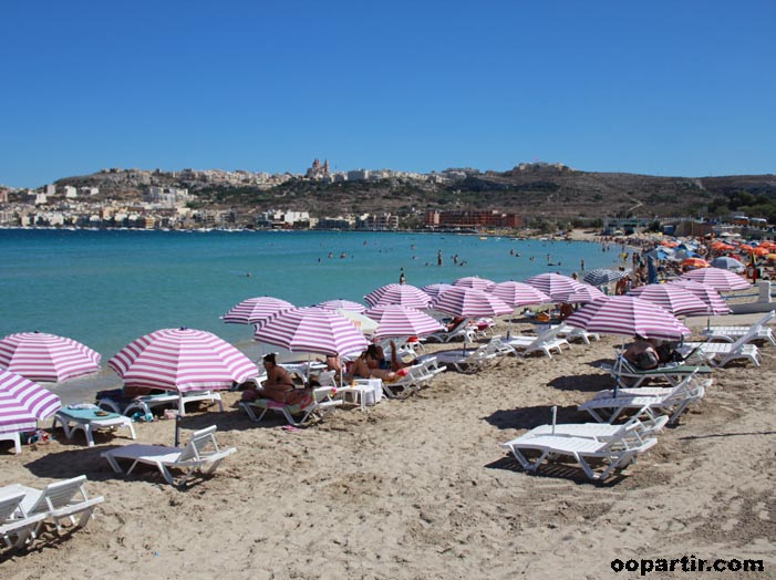 La plage de Mellieha Bay © oopartir.com