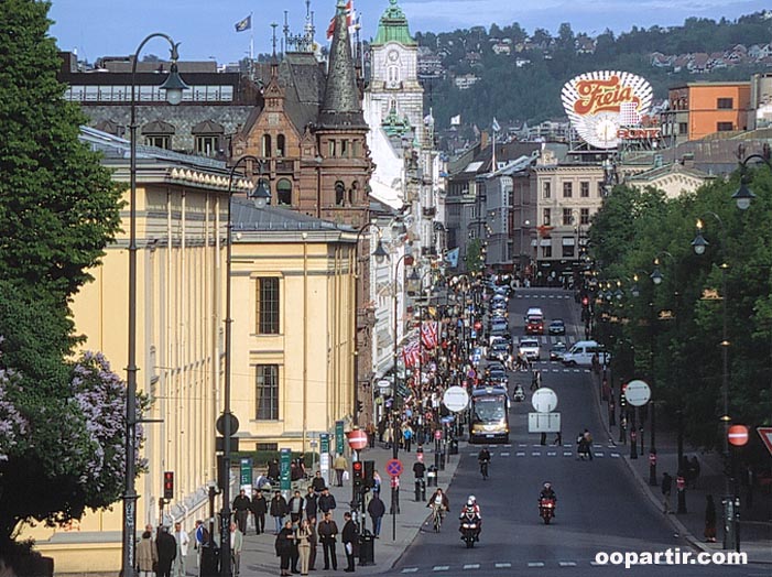 Oslo, la rue Karl Johans - Gunnar Strøm © VisitOslo