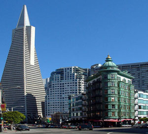 la tour Transamerica et la Colombus Tower