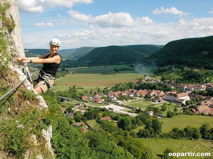 Via Ferrata, Ornans © MJoly / CRT Franche-Comté