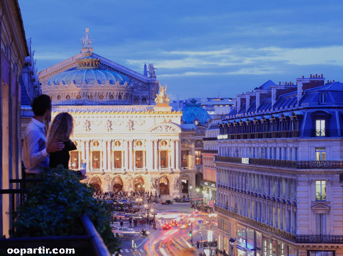 Vue sur l'Opéra © hôtel Edouard VII 