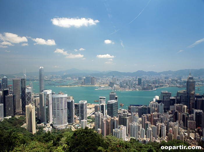 Vue sur Victoria Peak © HKTB